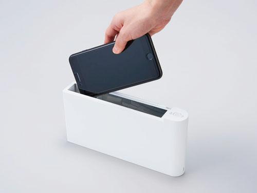 紫外線で除菌できる「ＵＶ除菌ケース」